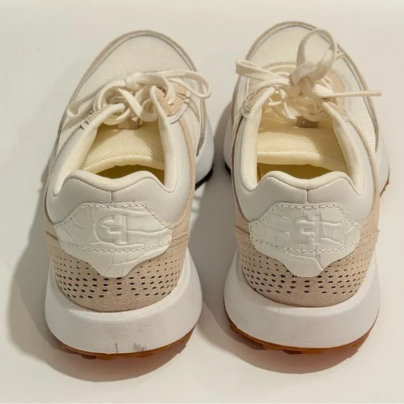 Cole Haan Neutral Mesh & Suede Women's Beige and Light Pink Sneakers 7.5 - Picture 4 of 13